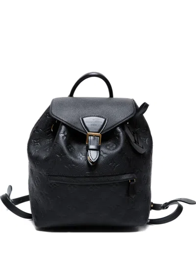 Pre-owned Louis Vuitton 2020s Empire Monsuri Pm Backpack In Black