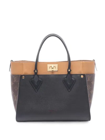 Louis Vuitton 2020s Mm On My Side Tote Bag In Black