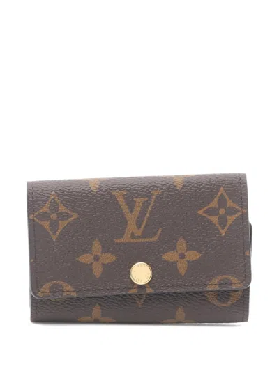 Pre-owned Louis Vuitton 2020s Monogram Multi-key Key Holder In Brown
