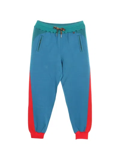 Pre-owned Louis Vuitton 2020s Panelled Track Pants In Blue