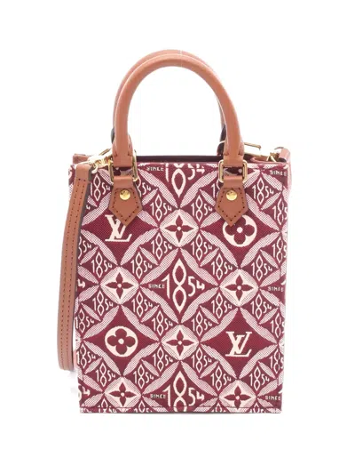 Pre-owned Louis Vuitton 2020s Petit Sac Plat Tote Bag In Red