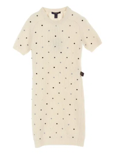 Pre-owned Louis Vuitton 2020s Rhinestone-embellished Dress