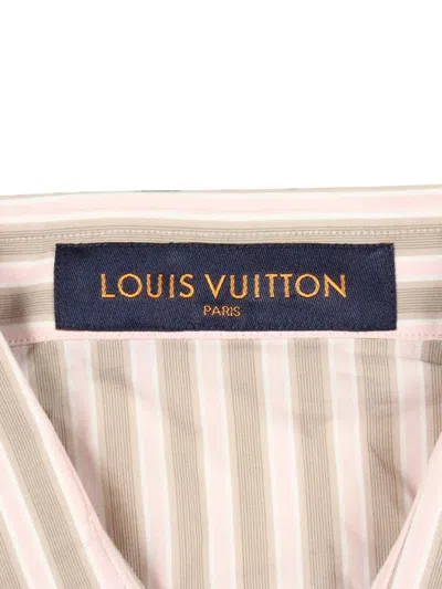 Pre-owned Louis Vuitton 2020s Striped Shirt In Pink