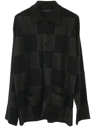 Pre-owned Louis Vuitton 2020s Wool Cardigan In Black