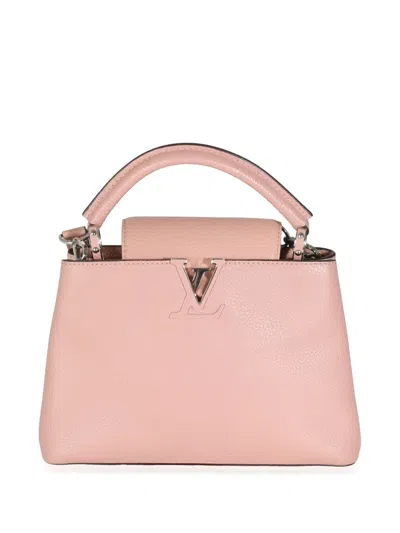 Pre-owned Louis Vuitton 2021-2023 Capucines Bb Handbag In 粉色