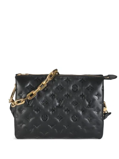 Pre-owned Louis Vuitton 2021-2023 Coussin Pm Shoulder Bag In Black