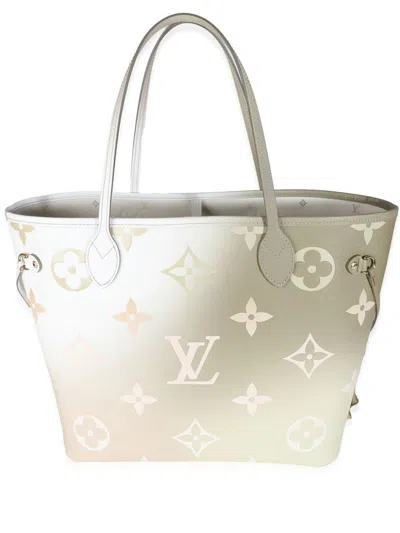 Pre-owned Louis Vuitton 2021-2023 Spring In The City Neverfull Mm In Neutrals
