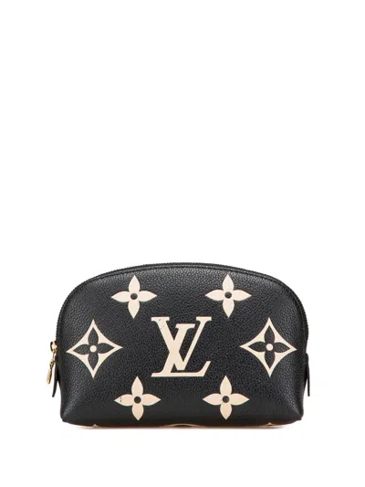 Pre-owned Louis Vuitton 2021-2024 Bicolor Monogram Empreinte Giant Cosmetic Pouch