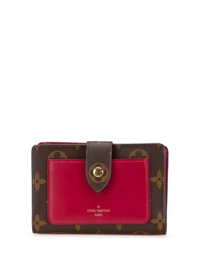 Pre-owned Louis Vuitton 2021-2024 Monogram Juliette Wallet Small Wallets In Pink