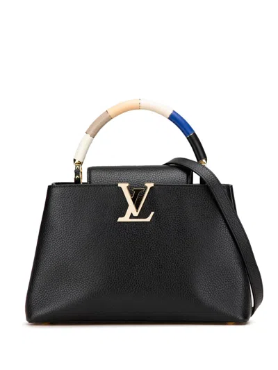 Pre-owned Louis Vuitton 2021-2024 Taurillon Capucines Mm Satchel