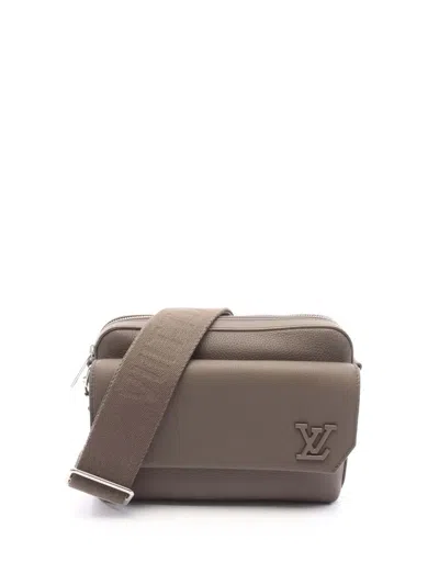 Pre-owned Louis Vuitton 2021-2025 Aerogram Fastline Messenger Bag Crossbody Bag In Brown