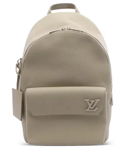 Pre-owned Louis Vuitton 2021-2025 Aerogram Takeoff Backpack In Green