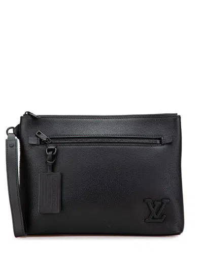 Pre-owned Louis Vuitton 2021-2025 Aerogram Takeoff Pouch Clutch Bag