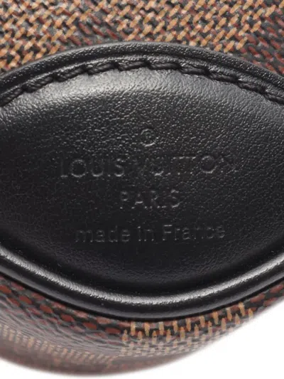 Pre-owned Louis Vuitton 2021-2025 Damier Ebene Valisette Souple Bb Satchel In Brown