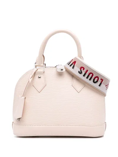 Pre-owned Louis Vuitton 2021-2025 Epi Alma Bb Satchel In Pink