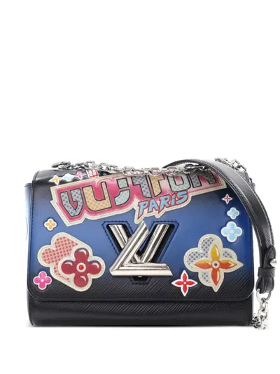 Pre-owned Louis Vuitton 2021-2025 Epi Kawaii Blossom Twist Mm Crossbody Bag In Black