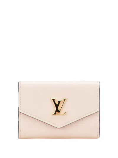 Pre-owned Louis Vuitton 2021-2025 Leather Lockmini Wallet Small Wallets