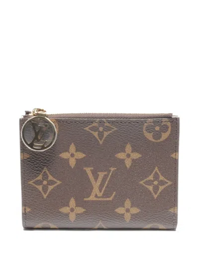 Pre-owned Louis Vuitton 2021-2025 Lisa Wallet In Brown