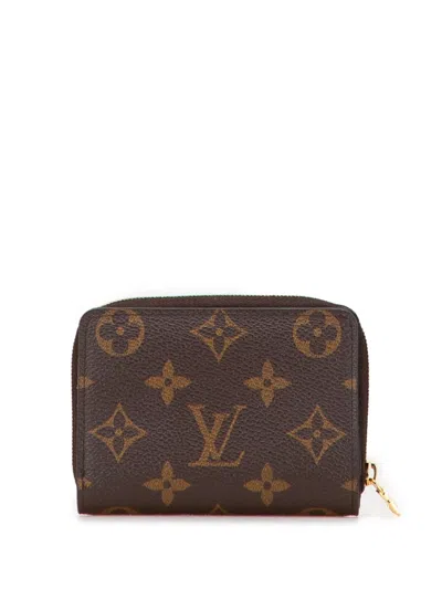 Pre-owned Louis Vuitton 2021-2025 Monogram Bifold Lou Wallet Small Wallets In Brown