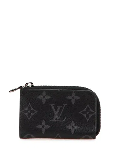 Pre-owned Louis Vuitton 2021-2025 Monogram Eclipse Coin Pouch
