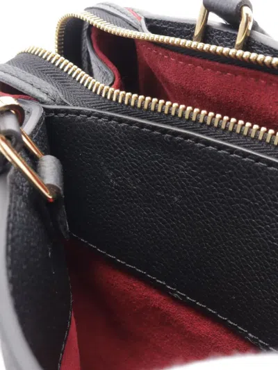 Pre-owned Louis Vuitton 2021-2025 Monogram Empreinte Giant Palais Satchel In Black