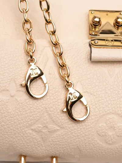 Pre-owned Louis Vuitton 2021-2025 Monogram Empreinte Nano Madeleine Satchel In Brown