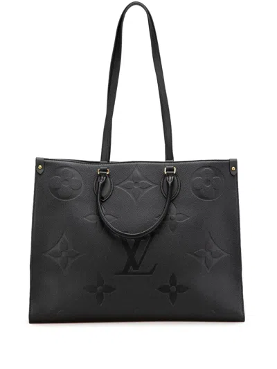Pre-owned Louis Vuitton 2021-2025 Monogram Empreinte Onthego Gm Satchel