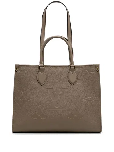 Pre-owned Louis Vuitton 2021-2025 Monogram Empreinte Onthego Mm Satchel