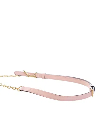 Pre-owned Louis Vuitton 2021-2025 Monogram Giant Empreinte By The Pool Marshmallow Pm Satchel In Pink