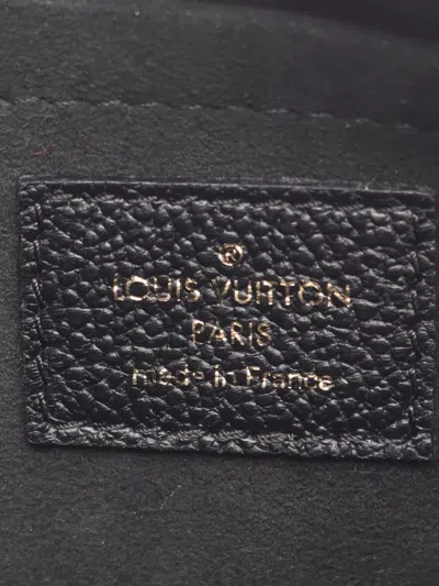 Pre-owned Louis Vuitton 2021-2025 Monogram Giant Empreinte Multi Pochette Accessoires Satchel In Black