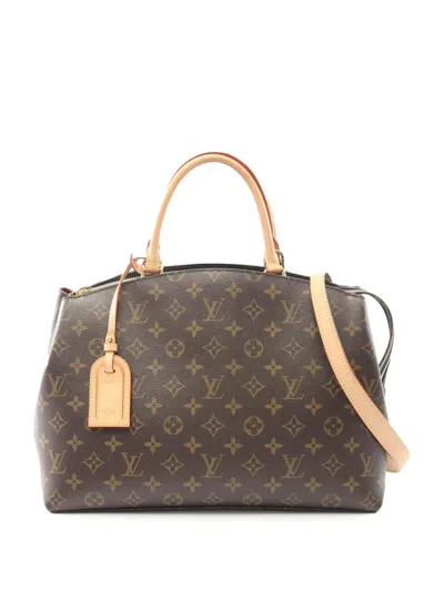 Pre-owned Louis Vuitton 2021-2025 Monogram Grand Palais Satchel In Brown