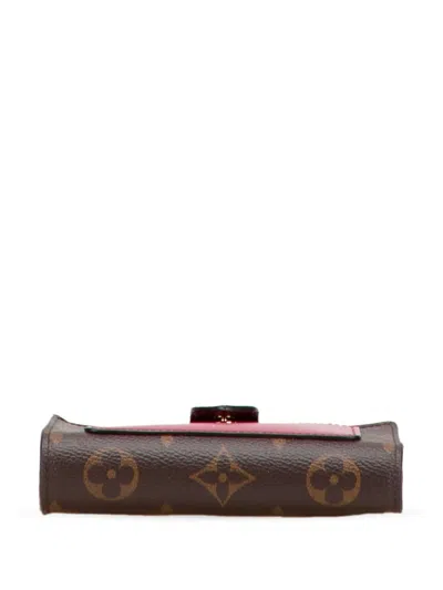 Pre-owned Louis Vuitton 2021-2025 Monogram Juliette Wallet Small Wallets In Brown