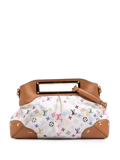 Pre-owned Louis Vuitton 2021-2025 Monogram Multicolore Judy Gm Satchel