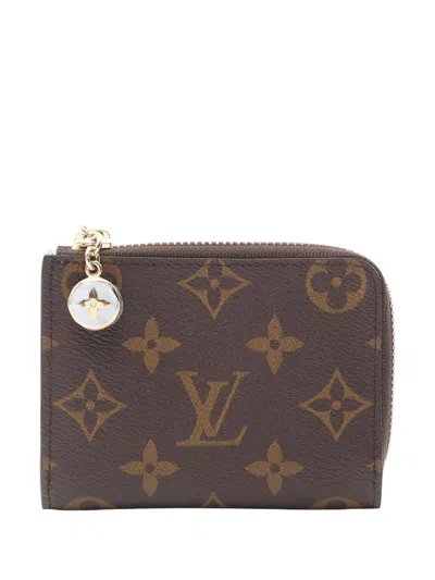 Pre-owned Louis Vuitton 2021-2025 Monogram Noa Compact Wallet Small Wallets In Brown
