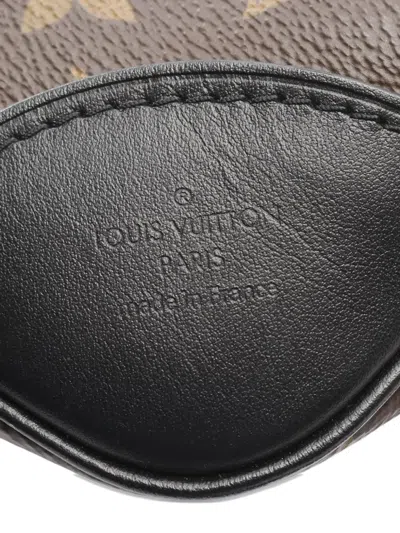 Pre-owned Louis Vuitton 2021-2025 Monogram Odeon Mm Crossbody Bag In Brown