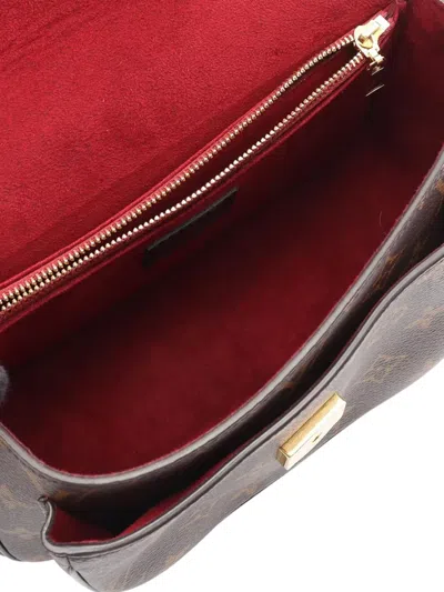 Pre-owned Louis Vuitton 2021-2025 Monogram Passy Pm Shoulder Bag In Brown