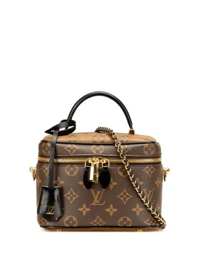 Pre-owned Louis Vuitton 2021-2025 Monogram Reverse Vanity Pm Satchel