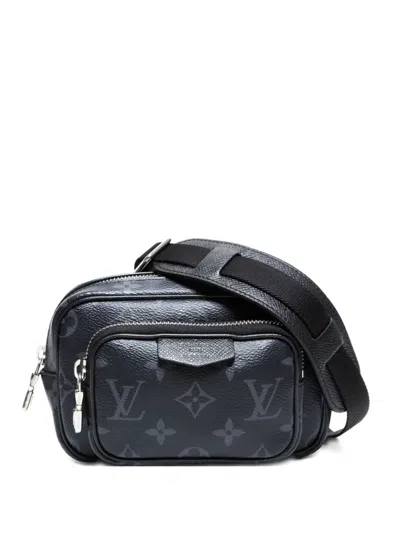 Pre-owned Louis Vuitton 2021-2025 Monogram Shoulder Bag In Black