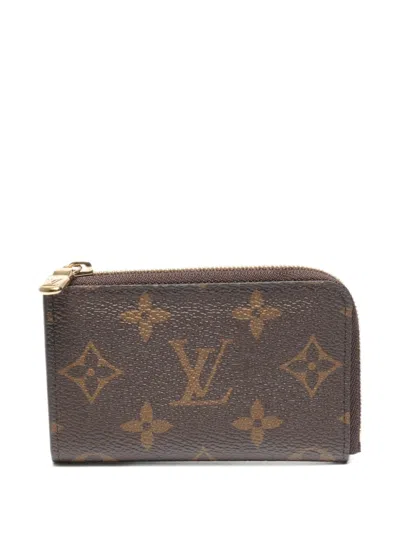Pre-owned Louis Vuitton 2021-2025 Noa Monogram Key Coin Purse In Brown