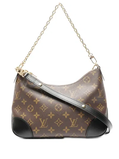 Pre-owned Louis Vuitton 2021-2025 Pm Boulogne Shoulder Bag In Brown