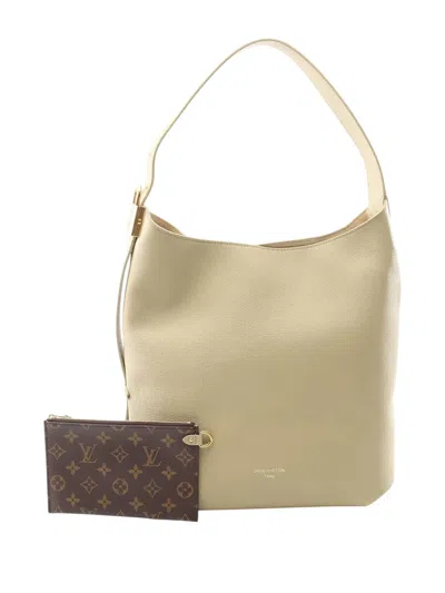 Pre-owned Louis Vuitton 2021-2025 Smooth Grained Calfskin Low Key Hobo Mm Shoulder Bag In Brown
