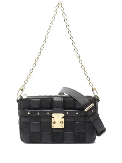 Pre-owned Louis Vuitton 2021-2025 Troca Pm Crossbody Bag In Black