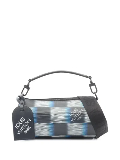 Pre-owned Louis Vuitton 2021-2026 Epi Soft Polochon Pm Satchel In Blue