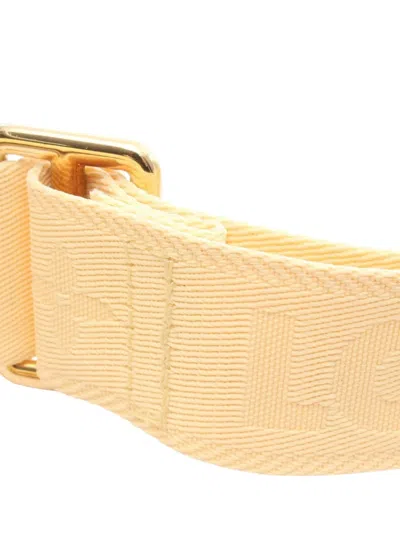 Pre-owned Louis Vuitton 2021-2026 Leather Bubblegram Over The Moon Satchel In Yellow