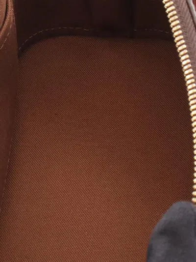 Pre-owned Louis Vuitton 2021-2026 Monogram Alma Bb Satchel In Brown