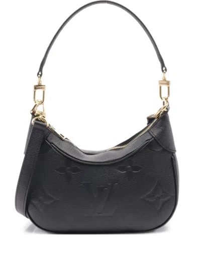 Pre-owned Louis Vuitton 2021 Bagatelle Nm Shoulder Bag In Black