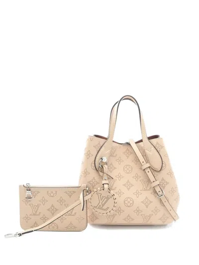 Pre-owned Louis Vuitton 2021 Blossom Pm Mahina Perforated Leather Tote Bag