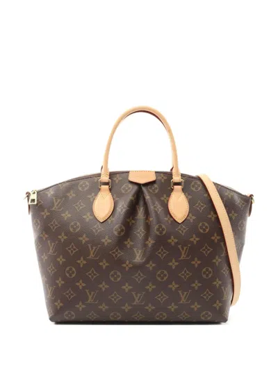 Pre-owned Louis Vuitton 2021 Boesi Mm Handbag In Brown