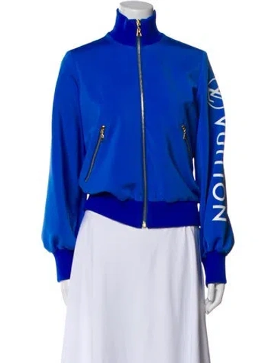 Pre-owned Louis Vuitton 2021 Bomber Jacket In Blue