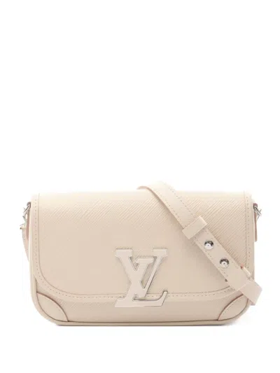 Pre-owned Louis Vuitton 2021 Busi Leather Crossbody Bag In Neutral